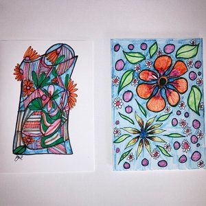 Original Artwork by Gamali Note Cards (2-Pack)